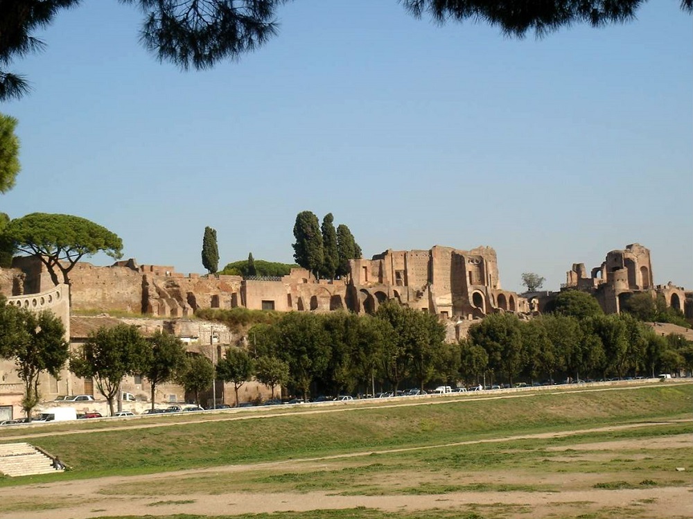 Overzicht van het Caracalla thermen complex te Rome