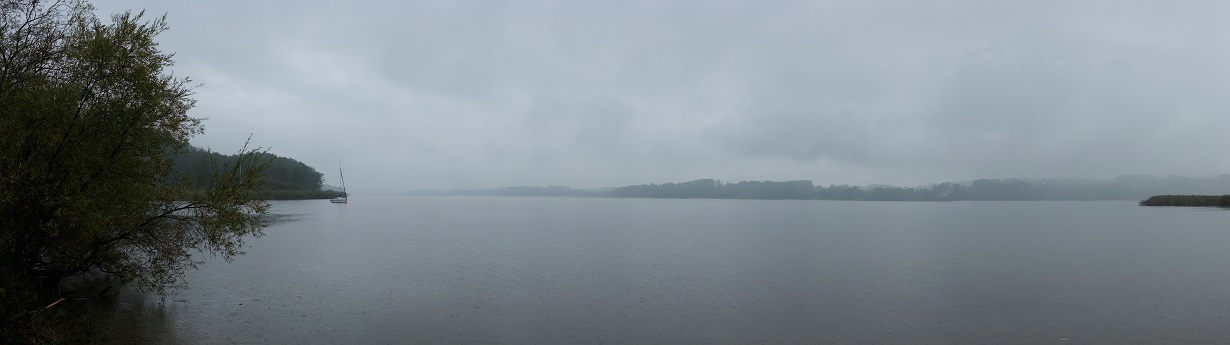 Een uitzicht over de Simssee